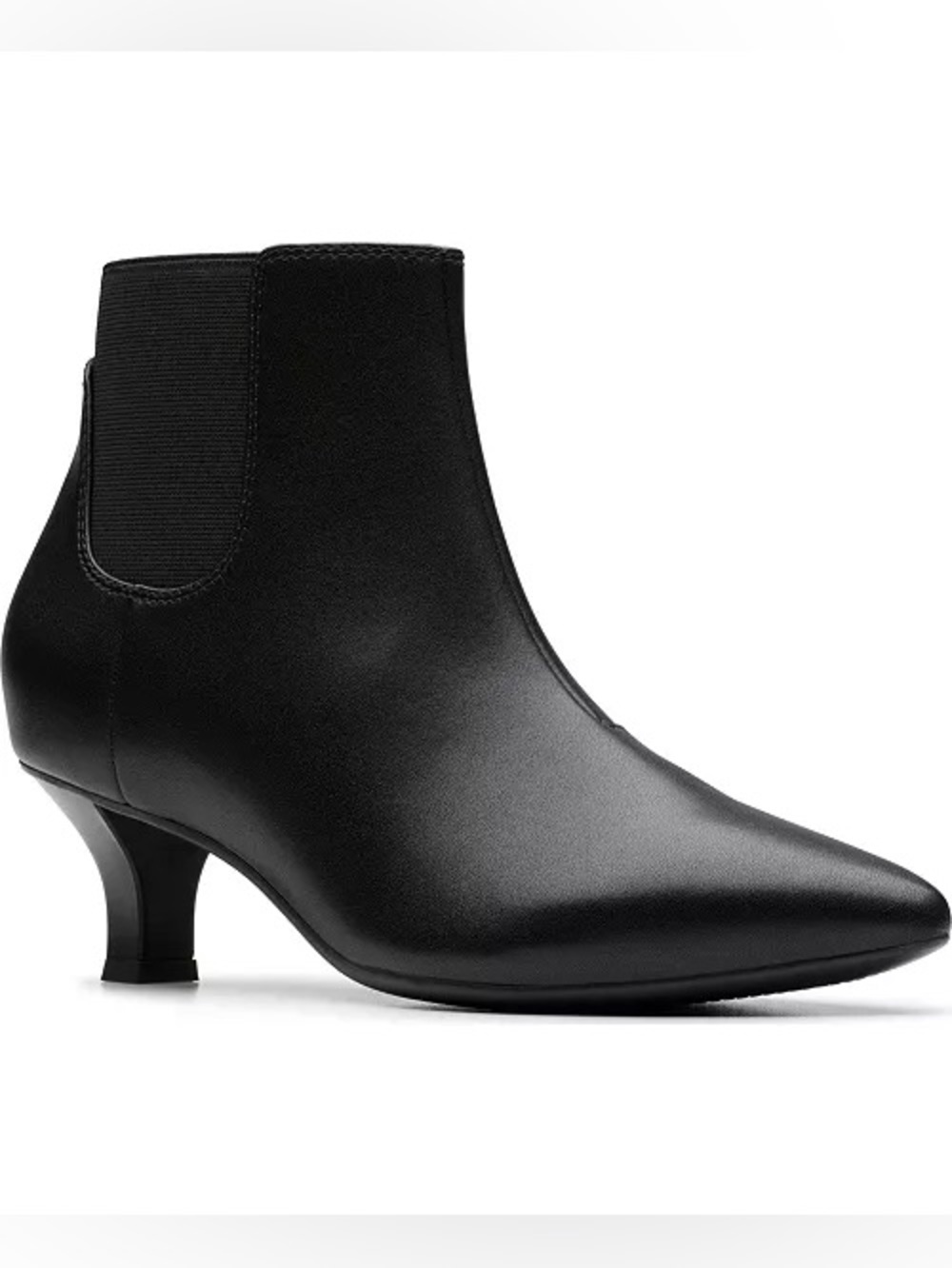 ♥️♥️ Clarks Women's Collection Kepley Erin Booties - Black Leather